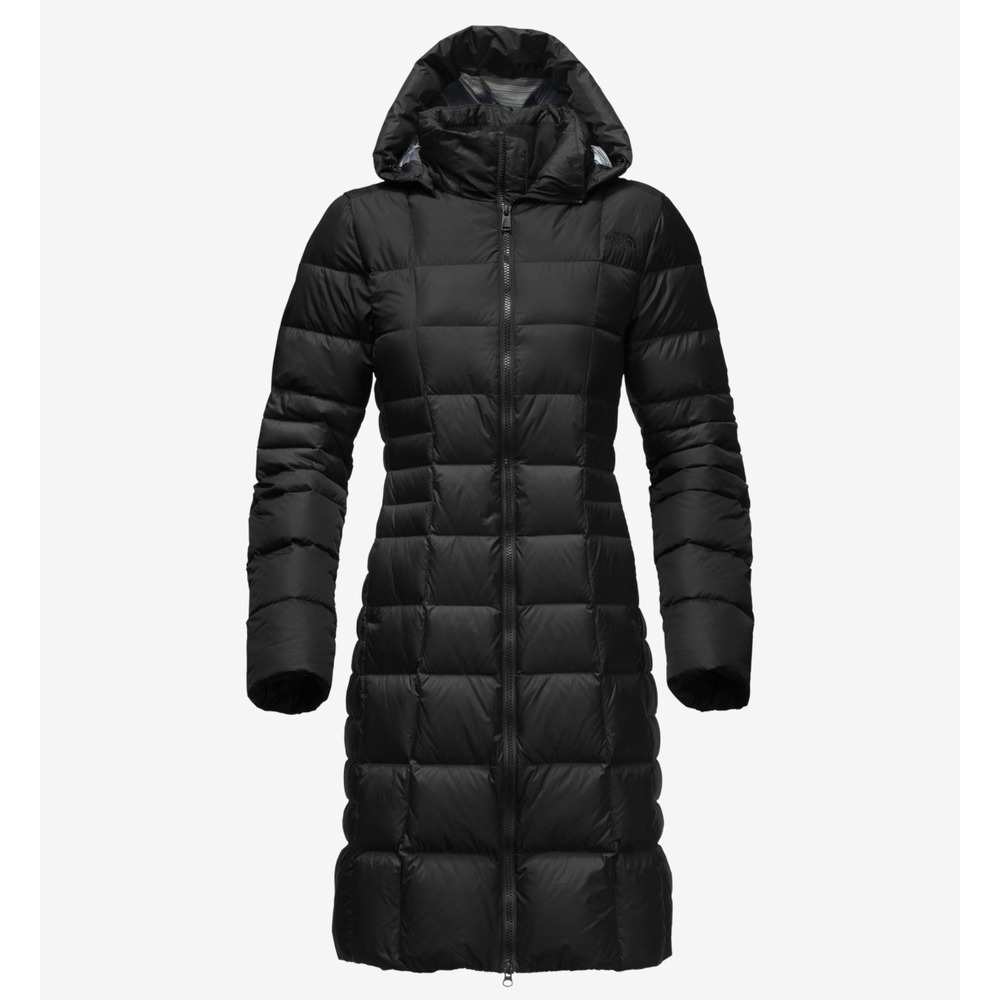 The North Face Womens Black Metropolis II Hooded Puffer Parka Size S